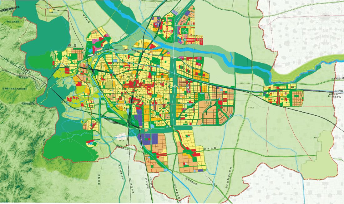 石家庄市城市绿地系统规划